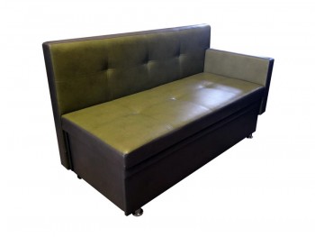 Прямой диван – еврокнижка с одним подлокотником Триада