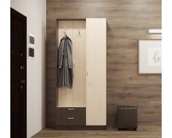 Вешалка с зеркалом Вега ВШ-3