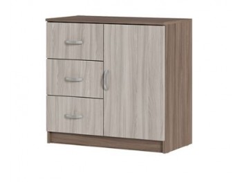 Спальня Бася комод с 3 ящиками и 1 створкой