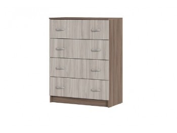 Спальня Бася комод 4 ящика высокий