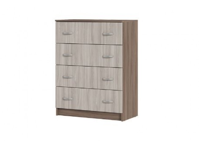 Спальня Бася комод 4 ящика высокий