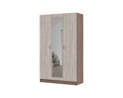 Спальня Бася шкаф 3-х створчатый с зеркалом