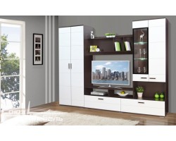 Гостиная Орион белый глянец