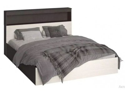 Кровать КРБ-160 Ронда с закроватным блоком 