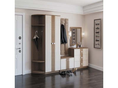 Прихожая БН-03 с декором Прихожая БН-03 с декором