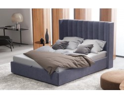 Кровать с мягким изголовьем Бостон