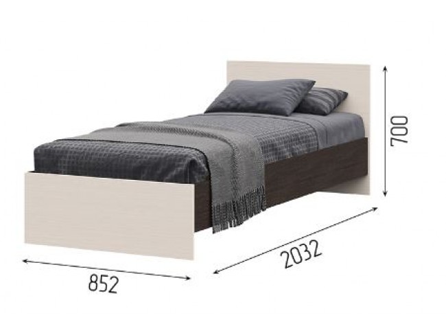 Спальня Бася кровать 0,8