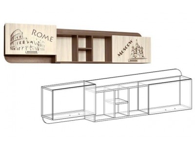 Детская Сенди - Полка навесная