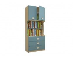 Шкаф-стеллаж Радуга с 3-мя ящиками 800