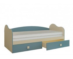 Кровать односпальная Радуга с ящиками (тахта)
