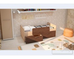 Детская кровать Умка ясень шимо темный