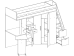 Кровать чердак Карамель 77-03 (белый/фиолетовый)