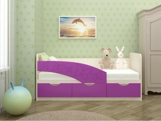 Кровать детская Бабочки