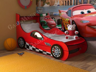 Кровать Машина с двумя ящиками 1600/1900