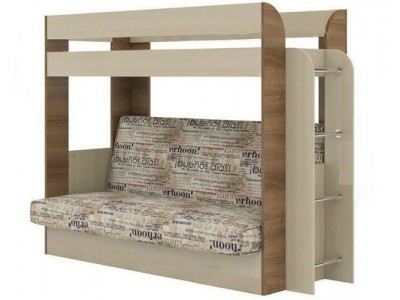 Двухъярусная диван-кровать Карамель 75