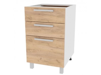 Кухонный модуль напольный (стол 3 ящика 500)