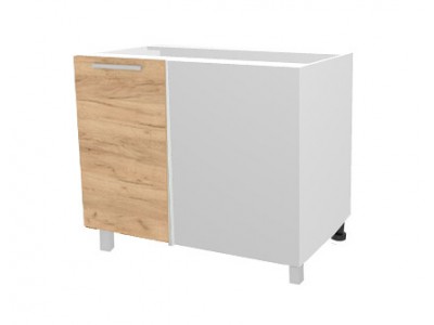 Кухонный модуль напольный (мойка с фальш панелью (угловая) 1000 мм)