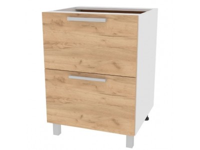 Кухонный модуль напольный (стол 2 больших ящика 600)