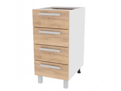 Кухонный модуль напольный (стол 4 ящика 400)