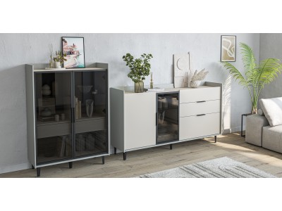 Гостиная Модена Жемчуг компоновка №1