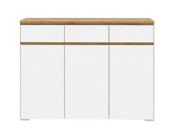 Комод 3С3Я Гретта Дуб Крафт золотой - Белый