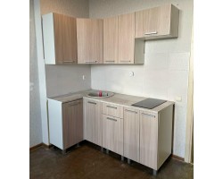 Угловая модульная кухня ЛДСП 100х180 см