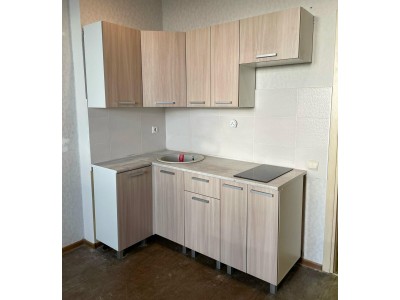 Угловая модульная кухня ЛДСП 100х180 см