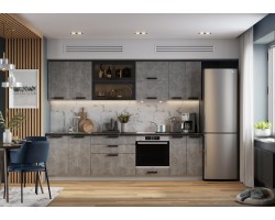 Кухня модульная Пасадена компоновка №4 (ателье светлое)