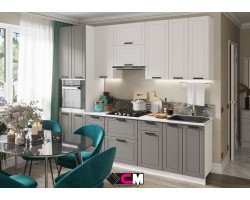 Кухня модульная Альфа компоновка №1 длина 2.6 метра