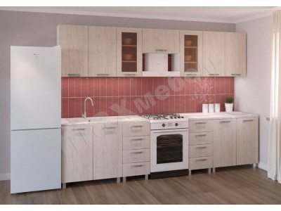 Кухня модульная Макс ЛДСП дуб пикард