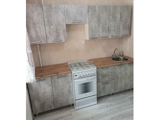 Кухня модульная Макс ЛДСП 2.4 метра бетон светлый компоновка 5