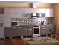 Кухня ЛДСП Ясень шимо светлый/Ясень шимо тёмный