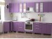 Кухня МДФ фиолетовый металлик
