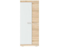 Шкаф ШС-800 Соната Дуб Сонома - Белый глянец