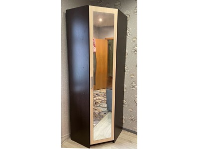 Угловой шкаф 800 с зеркалом МахМебель