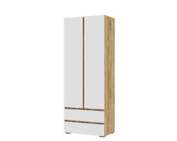 Шкаф двухстворчатый ШК 01 Хелен дуб крафт