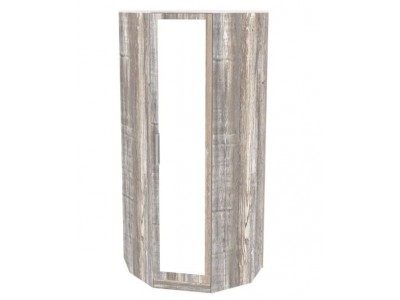 Угловой шкаф Профит М 900 мм с зеркалом Бетон Пайн