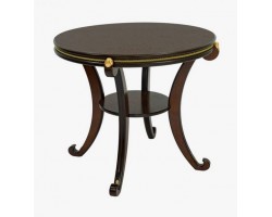 Стол журнальный "Глория М" (орех) Вис