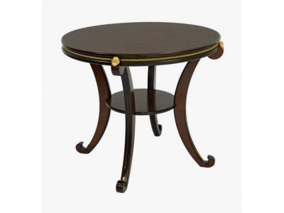 Стол журнальный "Глория М" (орех) Вис