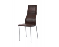 Стул металлический LeSet 1005 (ВОЛНА) коричневыйкрокодил /серебро