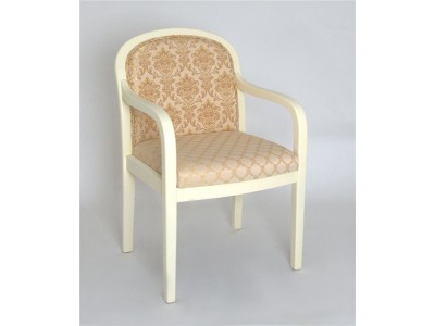 Кресло Миледи-1 (Слоновая кость/Матовый/Андрис 160-беж (Соты)) УЦЕНКА!!!