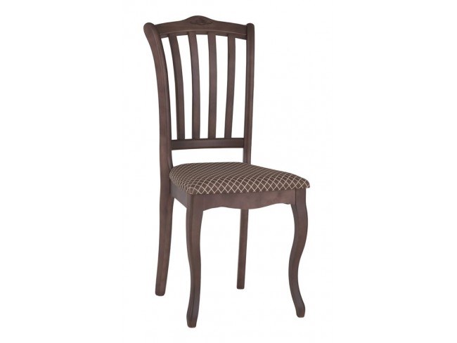 Стул Ланна С7а (тон 317 т. коричневый/ткань Вивальди ромб 05)
