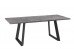 Стол раздвижной Loft Lux-160 (205)х90 Дымчатая керамика/Чёрный