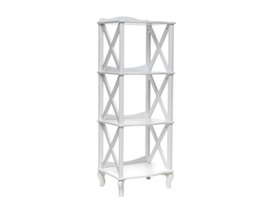 Этажерка-стеллаж "Джульетта"-3 (Молочный дуб) Вис Этажерка-стеллаж "Джульетта"-3 (Молочный дуб) Вис