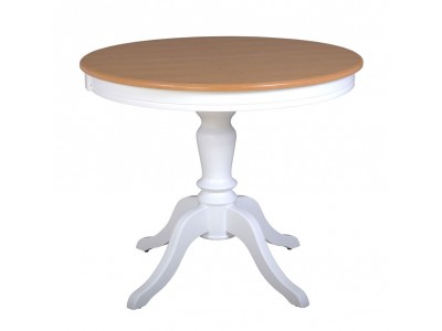 Стол "Эгина" (Дуб натуральный/Белый)