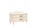 Прикроватная тумбочка Джульетта широкая 2 ящика (Дуб шампань) Ls