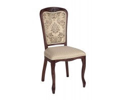 Стул Мартин (тон 317 + патина черная/ткань Агата серая/компаньон (Ц))