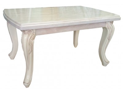 Кофейный стол "Венто" (бежевый мрамор)