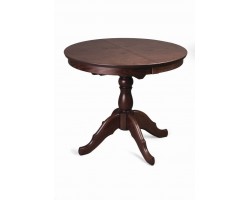 Стол обеденный Круглый-0090 (темный тон)