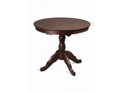 Стол обеденный Круглый-0090 (темный тон)
